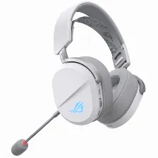 Audífonos Asus Rog Rog Pelta Diadema, Inalámbrico Y Alámbrico, Usb, Bluetooth, Blanco